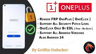 OnePlus FRP Bypass  All OnePlus FRP Remove OneClick  EDL   Free  Latest Security Patch 2024