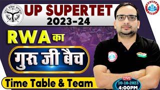 UP SUPERTET 2023-24 SUPERTET Paid Batch Time Table & Team गुरु जी बैच Full Info By Ankit Sir