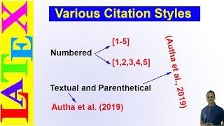 Various Citation Styles in LaTeX LaTeX Advanced Tutorial-25