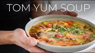 This easy recipe puts the YUM IN TOM YUM SOUP