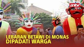 LEBARAN BETAWI HARI PERTAMA DI MONAS DIPADATI WARGA