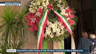 Palermo - Stamattina nella Chiesa di San Michele i funerali di Maria Mattarella