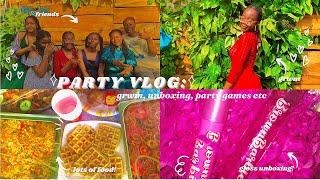 Vlog grwm + unboxing + birthday party+ more