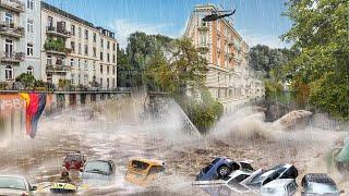 Germany Is SINKING City Under Water After Record Rain flooding in Hamburg germany