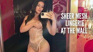 LINGERIE TRY ON HAUL AT THE MALL  VICTORIAS SECRET