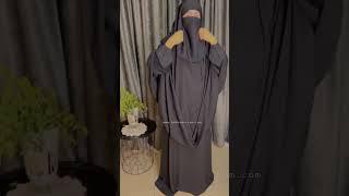 Two Piece Jilbab Tutorial by hubbemariam #jilbab #simple #easy #tutorial