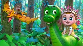 Perjalanan petualangan bayi di hutan - Dino Ride