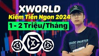 Xworld chơi game kiếm tiền từ 1 - 2 Triệutháng rút về ngân hàng mới nhất 2024