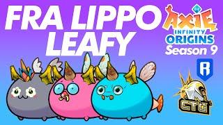 TRIPLE LEAFY BUILD  SEASON 9  ORIGINS LEADERBOARD  AXIE INFINITY