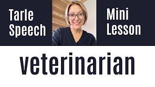 How to Pronounce VETERINARIAN - #SHORTS Quick English Pronunciation Mini Lesson