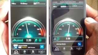 Speed test T-Mobile vs clearwire