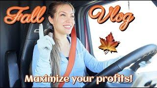 Fall Trucking Vlog Maximizing your profits