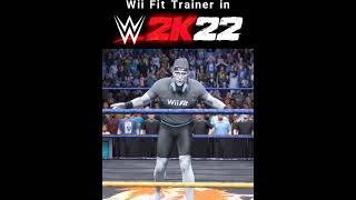 Wii Fit Trainer in WWE 2K22