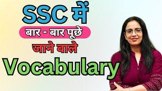 Vocab Asked in Previous Year SSC Exams  SSC CGL Practice Set 2023  English Classes  By Rani Mam