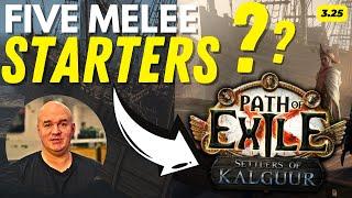 PoE 3.25 League Starters - MELEE Builds Are BROKEN In Path Of Exile Settlers League...Right?