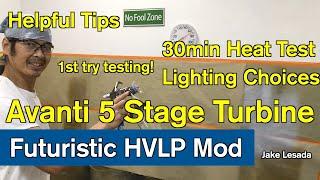 Jake Lesadas Futuristic HVLP mod on Avanti 5 Stage Turbine Spray Gun