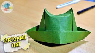 paper hat  origami hat easy  origami hat tutorial