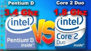 UPDATED - Fast Pentium D vs Slow Core 2 Duo - Which Will Win? How bad was the Pentium D?