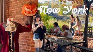 4KNYC WalkAutumn in Sleepy Hollow & Tarrytown Happy Halloween in New York  Oct 2023