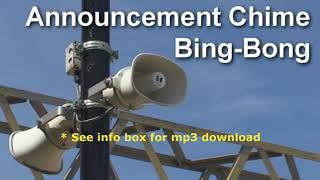 Airport and Station Announcement Chime Sound Effects Bing Bong Sound