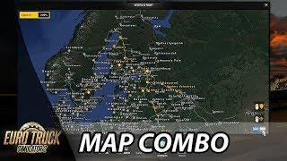 ETS2 1.36  RusMap 2.0 Fix3 & Petersburg and Vyborg Addon  Map Combo UPDATE