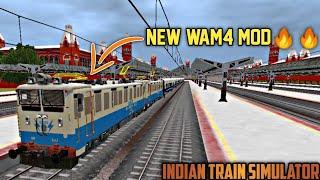 Add Blue Coloured WAM 4 Loco in Indian Train Simulator  New Mod for ITS  Android Gaming