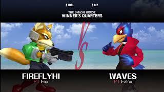 The Smash House Invitational - Waves Falco Vs. FireflyHI Fox  SSBM Winners Quarters