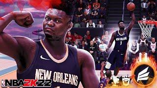 *NEW* HOW TO MAKE THE BEST ZION WILLIAMSON BUILD IN NBA 2K22 BEST INSIDE POWER FOWARD