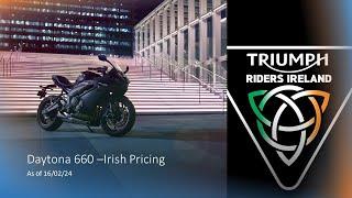 Triumph Daytona 660 Irish Pricing - Feb 2024