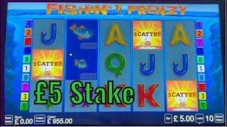 Casino Slots From Leeds - £1000 Vs Fishin’ Frenzy @ £5 stake . What Will it Pay ?