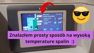 Wysoka temperatura spalin w kotle na pellet - mam sposób jak ją obniżyć 