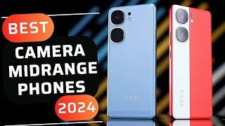 Top 5  Best Camera MIDRANGE Phones 2024