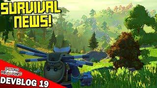 Survival Mode Looks MASSIVE But When Will It Release?  - Scrap Mechanic DevBlog 19 Review