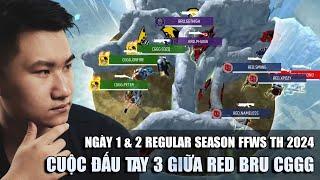 PHÂN TÍCH  Ngày 1-2 FFWS TH Cuộc đấu trí giữa CGGG BRU và RED siêu kịch tính  BLV Rikaki