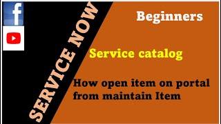ServiceNow  how to open catalog item directly in portal  service portal redirect