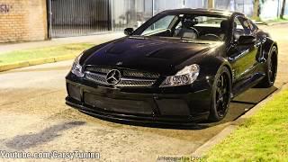 Mercedes SL65 AMG Black Series Renntech - Start Up Acceleration and Revs