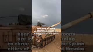 Turkish artillery pounds militia targets in northern Syria #shorts