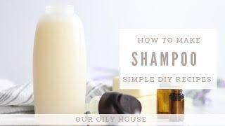 How to Make All Natural Shampoo  Simple Recipe using Essential Oils