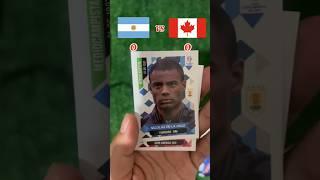 Argentina vs Canadá  Simulación con Figuritas #copaamerica2024 #argentina #semifinal #figuritas