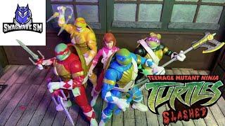 TMNT Slashed TMNT vs The Shredder Halloween Special Stop Motion Film