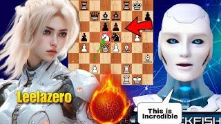 A PERFECT KNIGHT SACRIFICE BY STOCKFISH AGAINST LEELAZERO IN CHESS  Stockfish Vs Lc0  Chess  AI