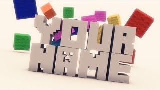 Free 3D Intro #5  Minecraft Cinema 4D Template