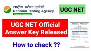 UGC NET June 2024 Answer Key released at ugcnet.nta.ac.in direct link to download here