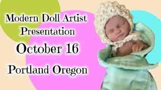 Modern Doll Artist Presentation  Portland Oregon  Queens of the Doll Aisle Show