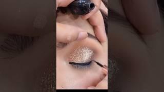 Eyeliner Tutorial on Glittery Eyes 2024..  #shorts #eyeliner #makeup #asmakhan