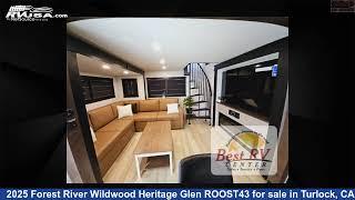 Unbelievable 2025 Forest River Wildwood Heritage Glen Fifth Wheel RV For Sale in Turlock CA