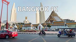 Bangkok 4K HDR - Palace District - Scenic Drive