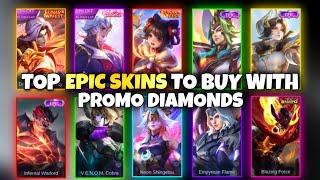 Top Epic Skins To Buy With All Star Promo Diamond  MLBB 