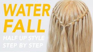 How To Waterfall Braid Step by Step For Beginners CC  EverydayHairInspiration