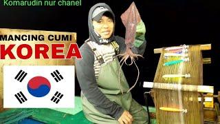 Cara mancing cumi tradisional ala Korea